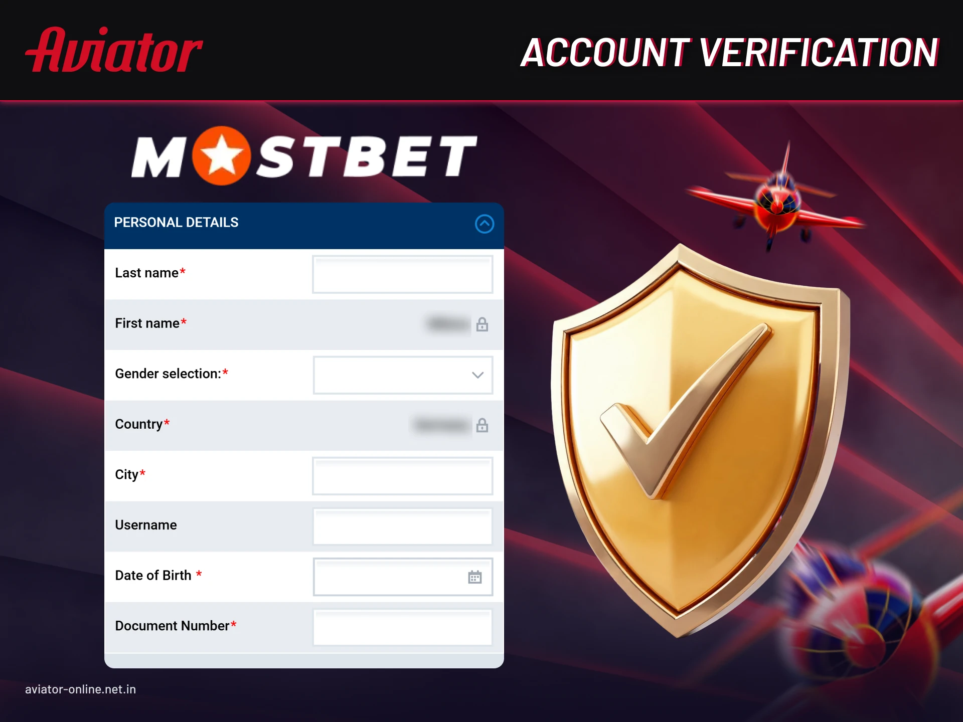Mostbet Aviator app account verification process for secure gaming.