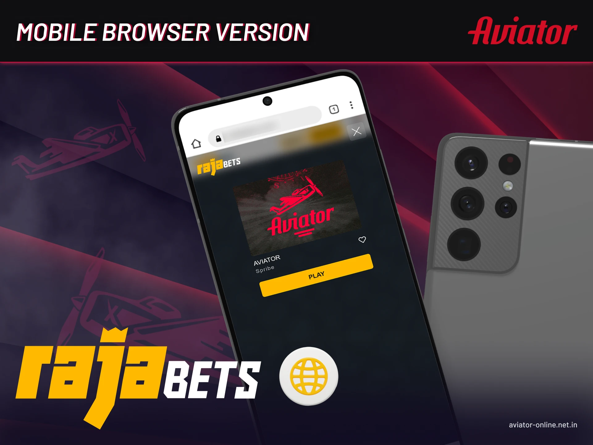Play Rajabets Aviator on smartphones via browser.